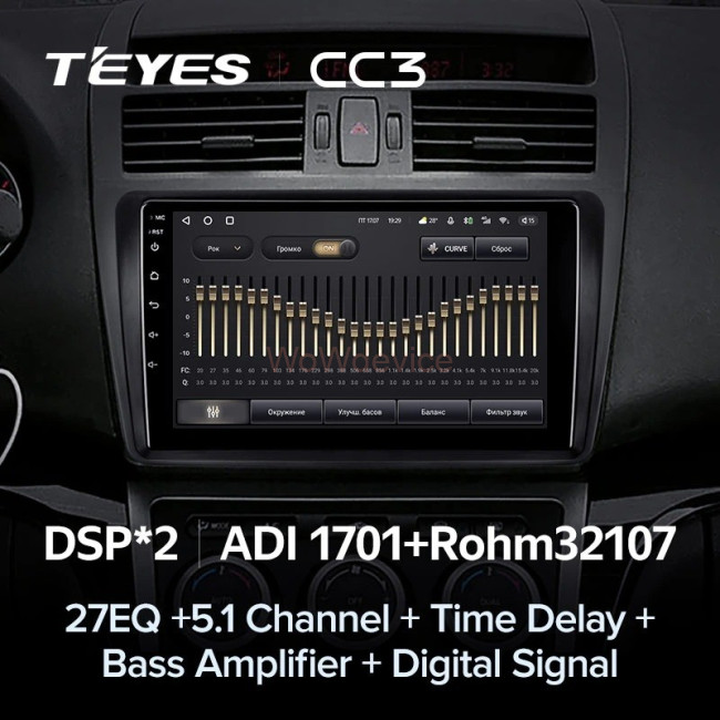 Штатная магнитола Teyes CC3 3/32 Mazda 6 GG (2002-2007)
