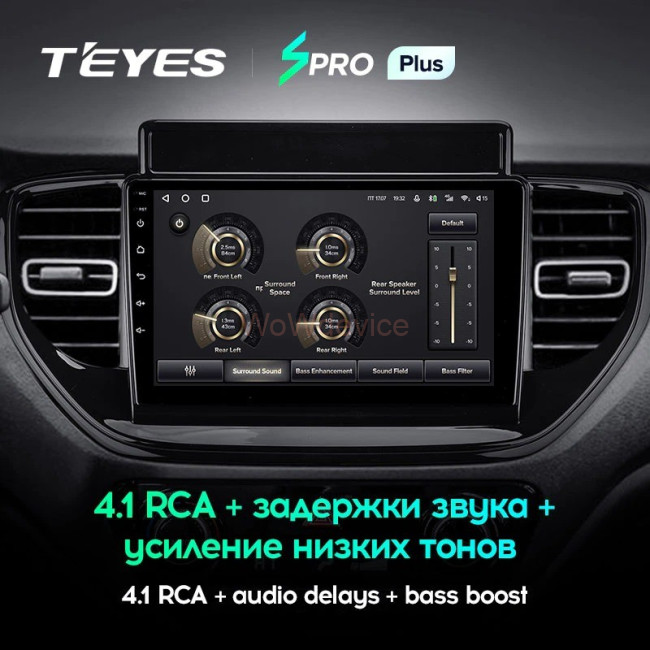 Штатная магнитола Teyes SPRO Plus 4/64 Hyundai Solaris 2 (2020-2021)