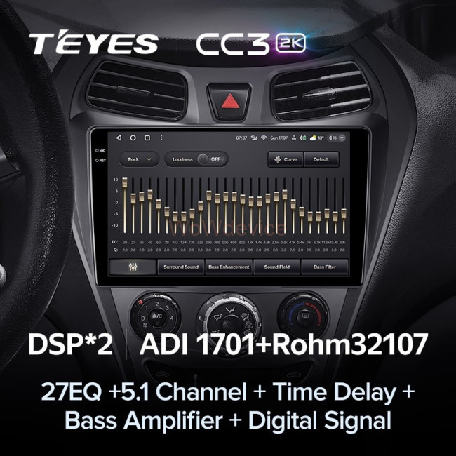 Штатная магнитола Teyes CC3 2K 6/128 Hyundai Eon (2012-2019)