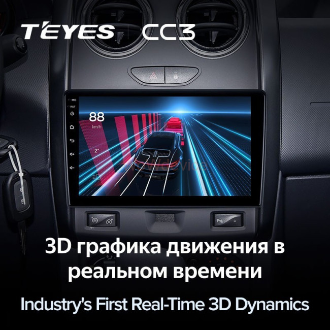Штатная магнитола Teyes CC3 360 6/128 Renault Duster (2015-2018)
