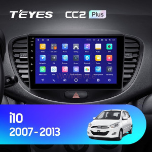 Штатная магнитола Teyes CC2 Plus 6/128 Hyundai i10 (2007-2013)