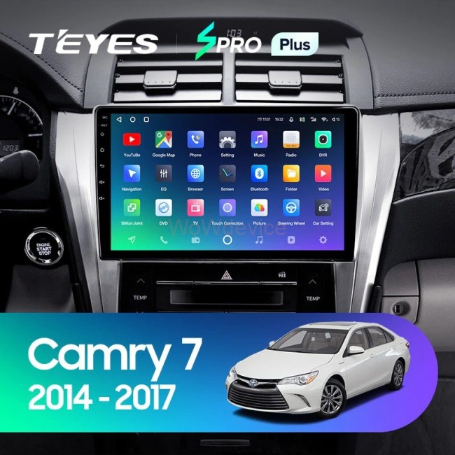 Штатная магнитола Teyes SPRO Plus 3/32 Toyota Camry 7 XV 50 55 (2014-2017) Тип-B