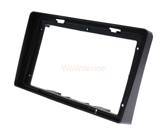 Рамка магнитолы 9.0" (цв.Черный) для RENAULT Duster 2015+ / DACIA Duster 2013-2017 ver.1