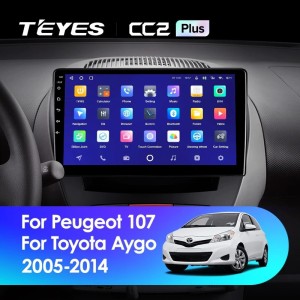 Штатная магнитола Teyes CC2 Plus 3/32 Toyota Aygo (2005-2014)