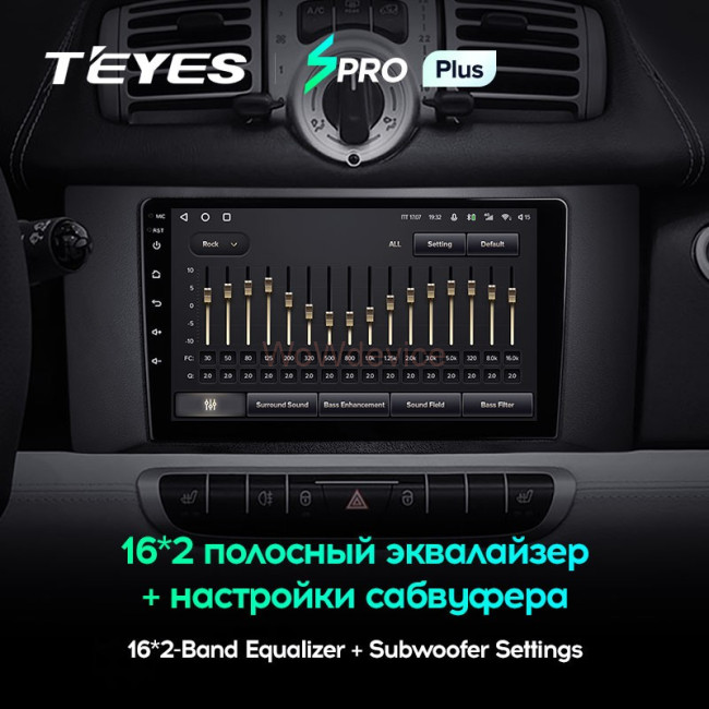 Штатная магнитола Teyes SPRO Plus 3/32 Mercedes Benz Smart Fortwo 2 (2010-2015) Штатная магнитола Teyes SPRO Plus 3/32 Mercedes Benz Smart Fortwo 2 (2010-2015)