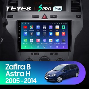 Штатная магнитола Teyes SPRO Plus 6/128 Opel Zafira B (2005-2014) F1