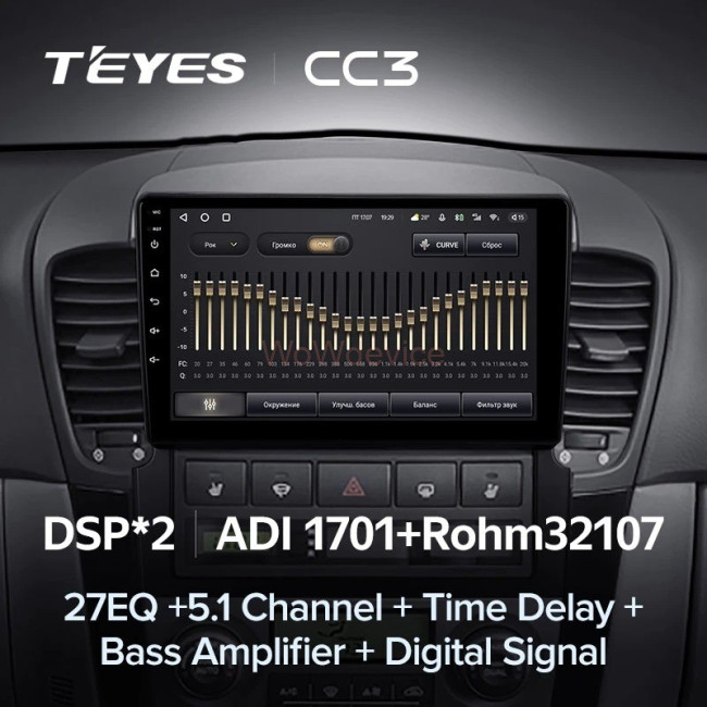 Штатная магнитола Teyes CC3 6/128 Kia Sorento BL (2002-2011)
