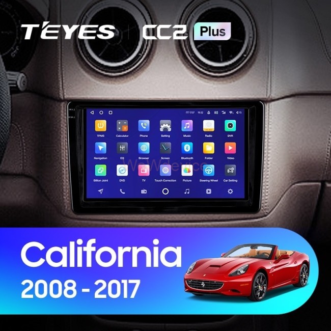 Штатная магнитола Teyes CC2L Plus 1/16 Ferrari California (2008-2017)