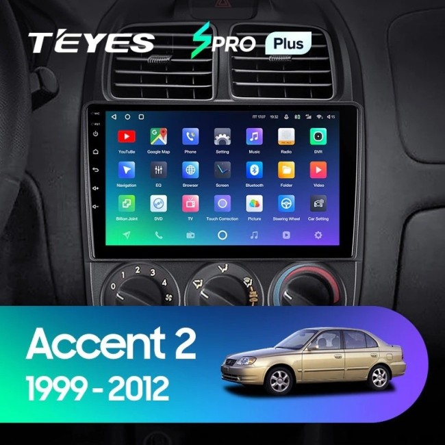 Штатная магнитола Teyes SPRO Plus 4/64 Hyundai Accent II LC2 (1999-2012)