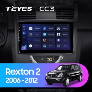 Штатная магнитола Teyes CC3 6/128 SsangYong Rexton Y250 2 (2006-2012)