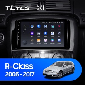 Штатная магнитола Teyes X1 4G 2/32 Mercedes-Benz R-Class W251 R280 R300 R320 (2005-2017) F2
