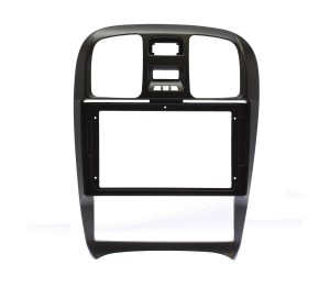 Рамка магнитолы 9.0" (цв.Черный) для HYUNDAI Sonata (EF) 2001-2012 Левый руль