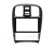 Рамка магнитолы 9.0" (цв.Черный) для HYUNDAI Sonata (EF) 2001-2012 Левый руль