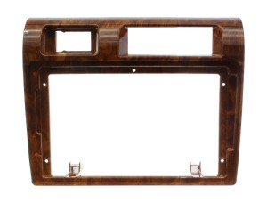Рамка магнитолы 9.0" (цв.Глянцевый Деревянный) для TOYOTA Land Cruiser (70) 2007+