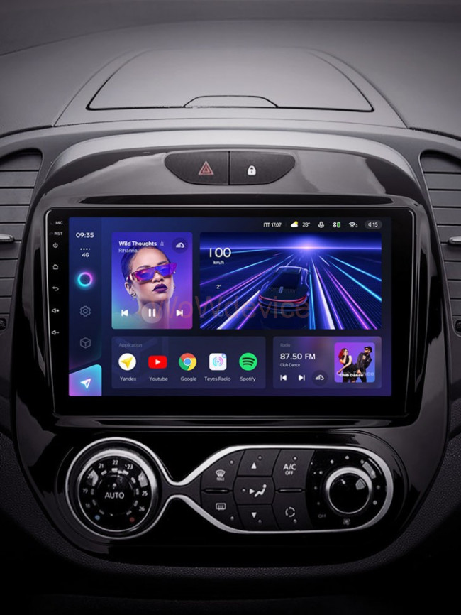 Штатная магнитола Teyes CC3 6/128 Renault Kaptur (2016-2019) F2