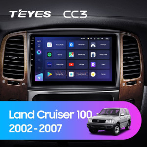 Штатная магнитола Teyes CC3L 4/32 Toyota Land Cruiser LC 100 (2002-2007) Тип-B