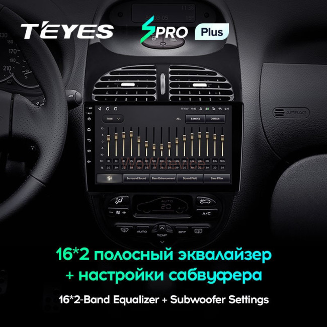 Штатная магнитола Teyes SPRO Plus 6/128 Peugeot 206 (1998-2012) Штатная магнитола Teyes SPRO Plus 6/128 Peugeot 206 (1998-2012)