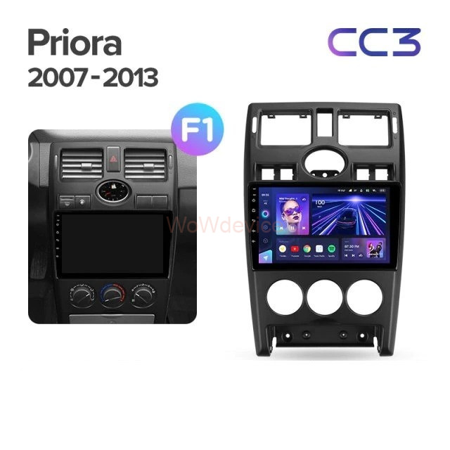 Штатная магнитола Teyes CC3 360 6/128 Lada Priora 1 (2007-2013) F1