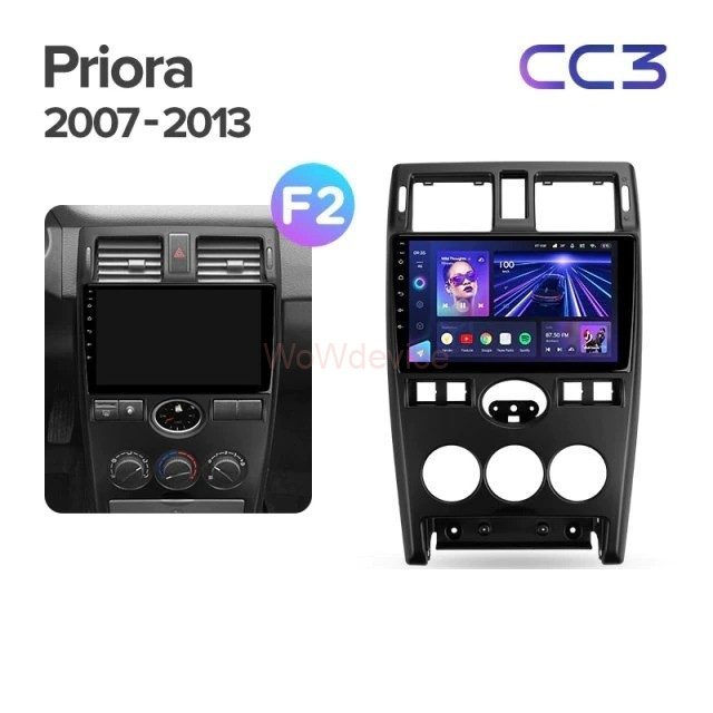Штатная магнитола Teyes CC3 360 6/128 Lada Priora 1 (2007-2013) F1