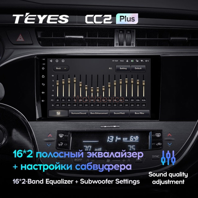 Штатная магнитола Teyes CC2 Plus 4/32 Toyota Avalon IV XX40 (2012-2018)