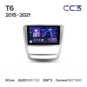 Штатная магнитола Teyes CC3 6/128 JAC T6 (2015-2021)