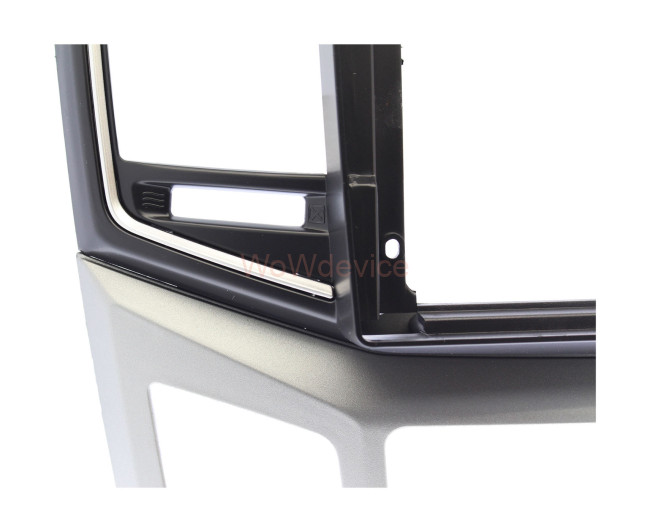 Рамка магнитолы 9.0" (цв.Черный и Серебристый) для HYUNDAI H-1, Starex, i800, iLoad, iMax 2015+ только с версией часов Рамка магнитолы 9.0" (цв.Черный и Серебристый) для HYUNDAI H-1, Starex, i800, iLoad, iMax 2015+ только с версией часов