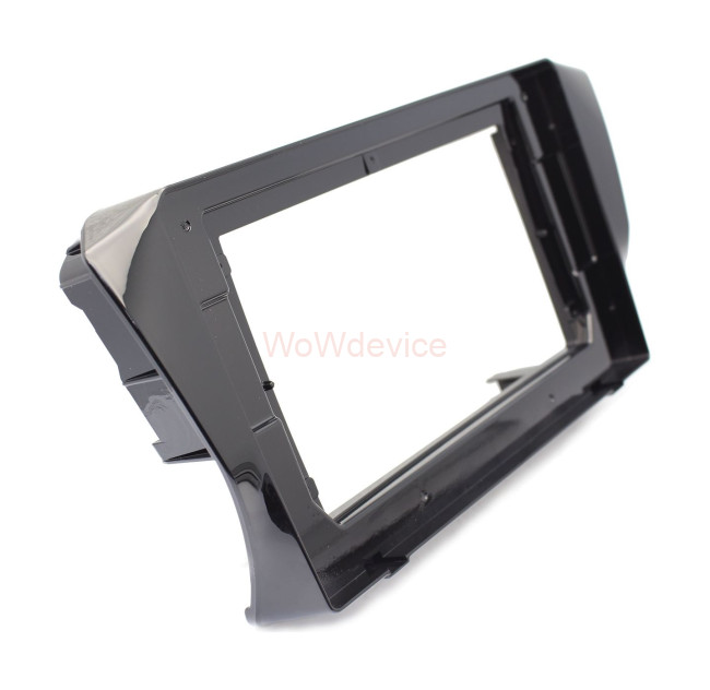 Рамка магнитолы 10.2" (цв.Глянцевый Черный) для SKODA SuperB 2015+