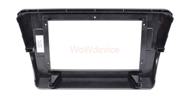 Рамка магнитолы 10.2" (цв.Глянцевый Черный) для SKODA SuperB 2015+