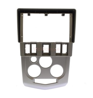 Рамка магнитолы 9.0" (цв.Серый) для RENAULT Logan 2004-2009, Tondar 90 2007+ / DACIA Logan 2004-2008