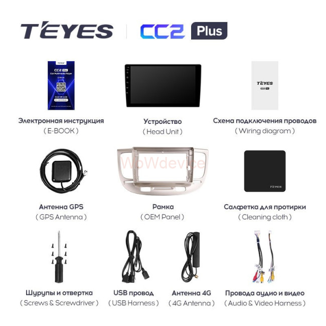 Штатная магнитола Teyes CC2L Plus 2/32 Kia Rio 2 (2005-2011) Штатная магнитола Teyes CC2L Plus 2/32 Kia Rio 2 (2005-2011)