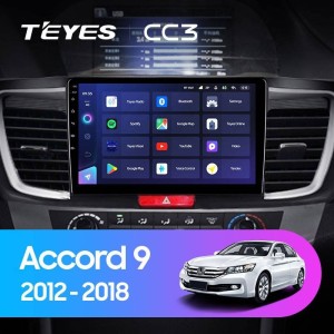 Штатная магнитола Teyes CC3 3/32 Honda Accord 9 CR (2012-2018)