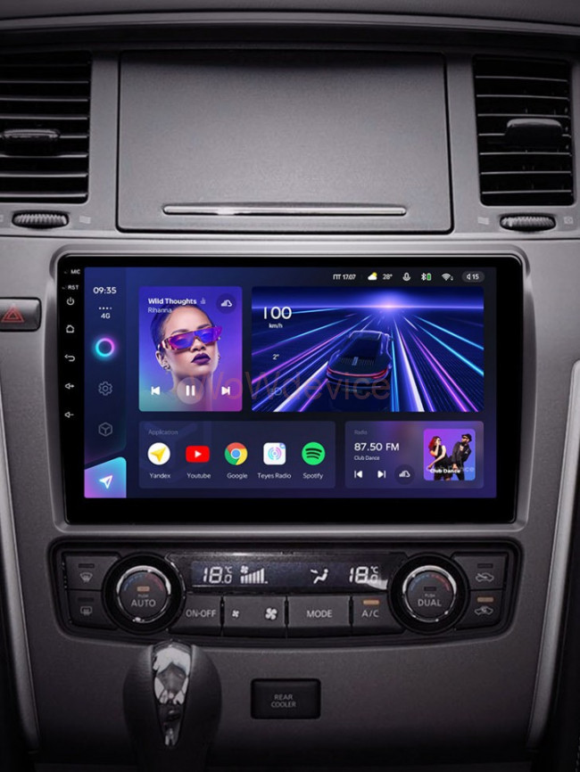 Штатная магнитола Teyes CC3 4/64 Nissan Patrol Y62 (2010-2020)