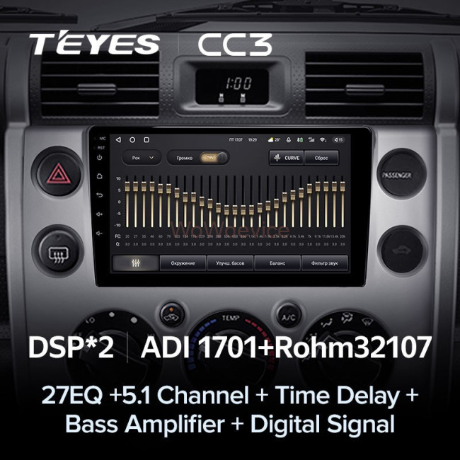 Штатная магнитола Teyes CC3 4/64 Toyota FJ Cruiser J15 (2006-2020) Штатная магнитола Teyes CC3 4/64 Toyota FJ Cruiser J15 (2006-2020)