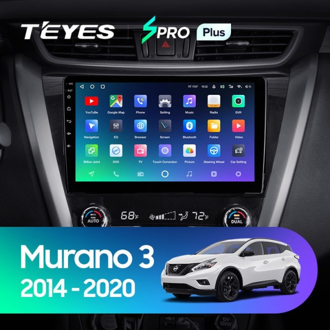 Штатная магнитола Teyes SPRO Plus 4/64 Nissan Murano 3 Z52 (2014-2020)