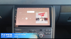 Штатная магнитола Teyes CC3 2K 4/32 Volvo XC90 (2007-2014) (комплект для установки нижней части)