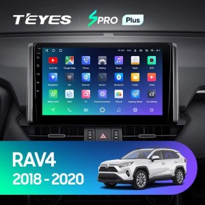 Штатная магнитола Teyes SPRO Plus 4/64 Toyota RAV4 XA50 (2018-2020)