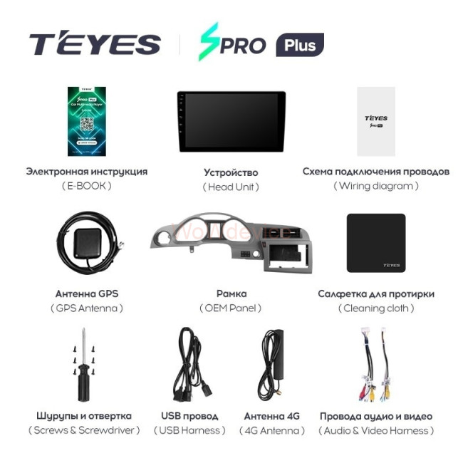 Штатная магнитола Teyes SPRO Plus 4/64 Audi S6 3 (2006-2011)
