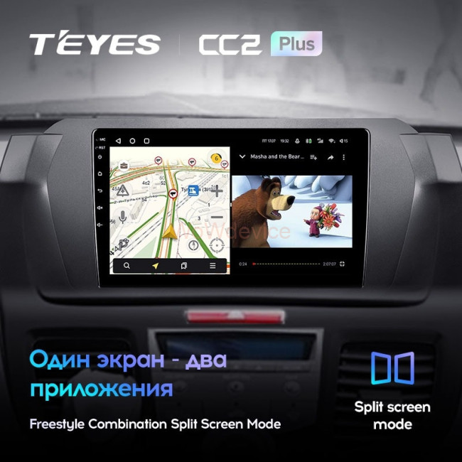 Штатная магнитола Teyes CC2 Plus 6/128 Honda Odyssey 3 RL3 RL4 (2003-2008)