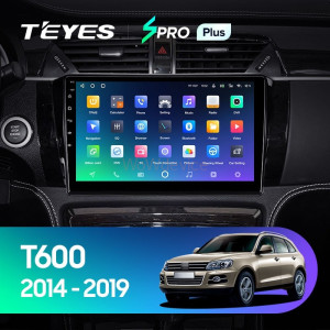 Штатная магнитола Teyes SPRO Plus 4/32 Zotye T600 (2014-2019)