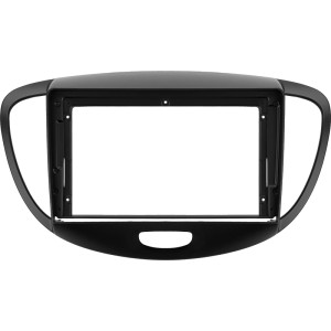 Рамка магнитолы 9.0" (цв.Черный) для HYUNDAI i-10 2008-2013