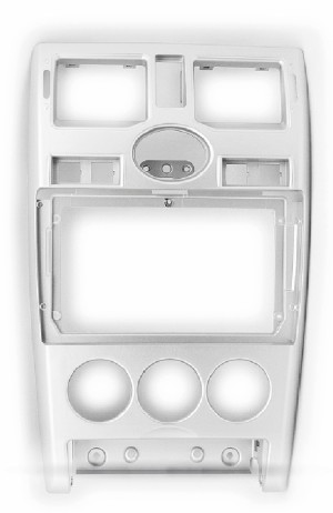 Рамка магнитолы 9.0" (цв.Серебро) для LADA Priora 2007-2014