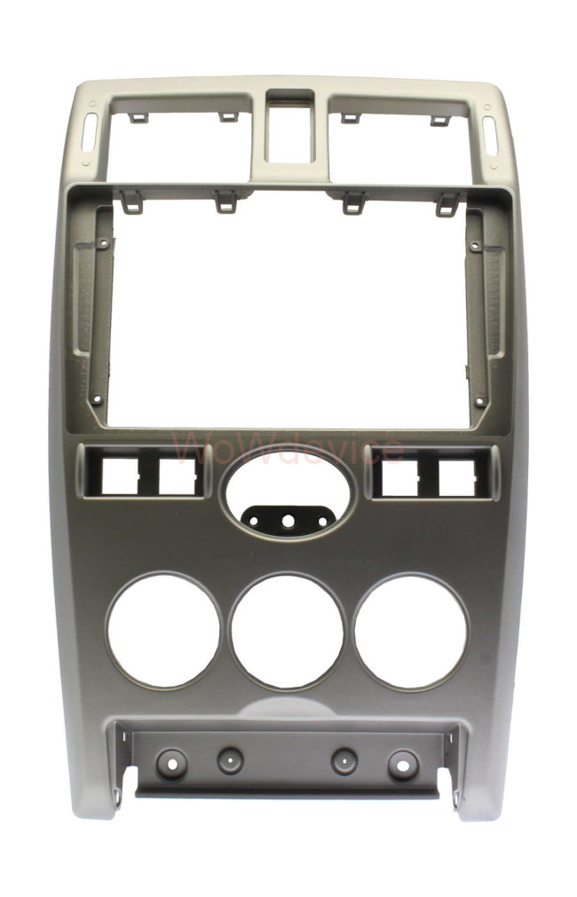 Рамка магнитолы 9.0" (цв.Серебро) для LADA Priora 2007-2014 Рамка магнитолы 9.0" (цв.Серебро) для LADA Priora 2007-2014