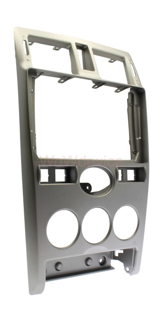 Рамка магнитолы 9.0" (цв.Серебро) для LADA Priora 2007-2014 Рамка магнитолы 9.0" (цв.Серебро) для LADA Priora 2007-2014