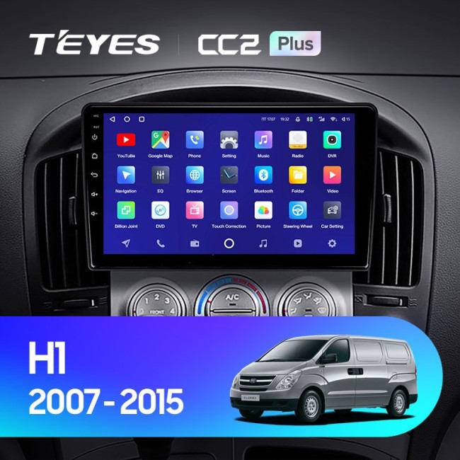Штатная магнитола Teyes CC2L Plus 1/16 Hyundai H1 TQ (2007-2015)