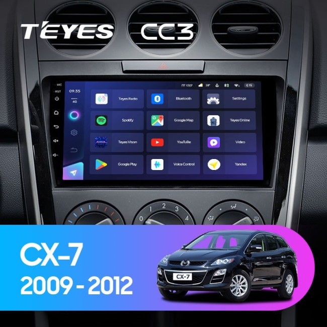 Штатная магнитола Teyes CC3 3/32 Mazda CX7 CX-7 CX 7 ER (2009-2012)