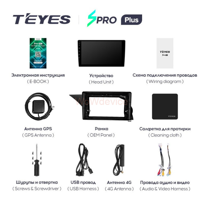 Штатная магнитола Teyes SPRO Plus 3/32 Mercedes-Benz GLK-Class X204 (2012-2015)