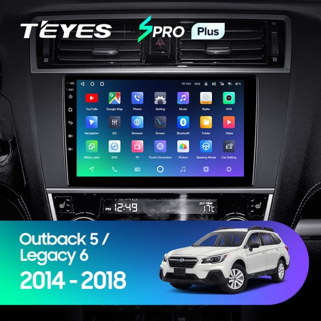 Штатная магнитола Teyes SPRO Plus 3/32 Subaru Outback 5 (2014-2018)