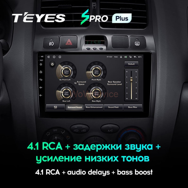 Штатная магнитола Teyes SPRO Plus 4/64 Hyundai Sonata EF рестайлинг (2001-2012)