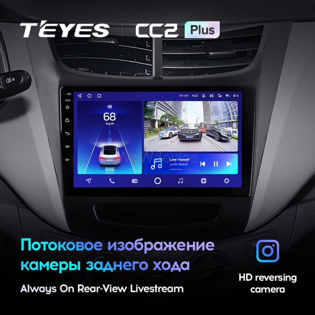 Штатная магнитола Teyes CC2L Plus 2/32 Chevrolet Sail (2015-2018)