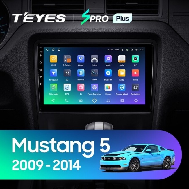 Штатная магнитола Teyes SPRO Plus 3/32 Ford Mustang 5 S-197 (2009-2014)